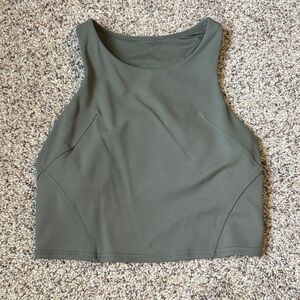 lululemon athletica Dark Green Crop Top